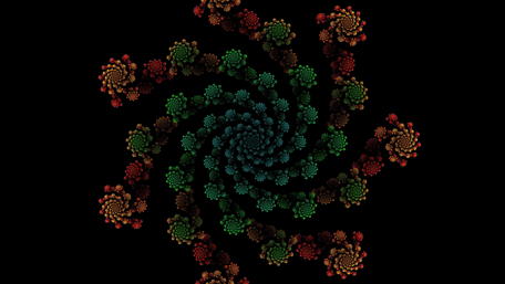 Fractal digital art wallpaper