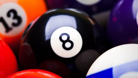 Billiard ball eight wallpaper