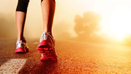 Running on the asphalt wallpaper