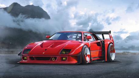 Ferrari F40 supercar wallpaper