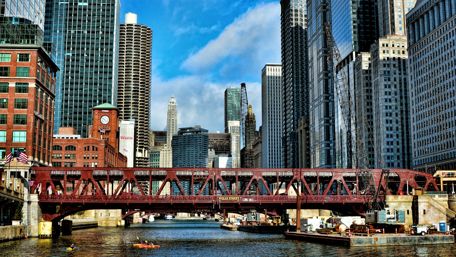 Chicago building wallpaper