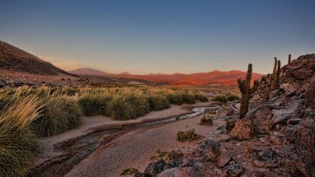 Atacama Desert creek wallpaper