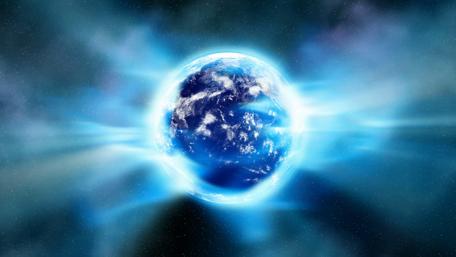 Space art - Earth aura wallpaper