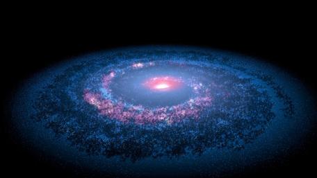 Spiral galaxy wallpaper