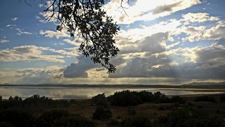 Lagoon in Andalusia wallpaper