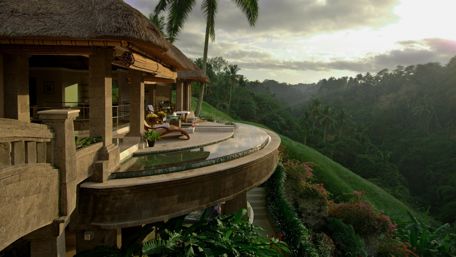 Morning sunlight in Bali wallpaper