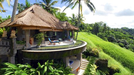Panoramic view in Ubud, Bali wallpaper