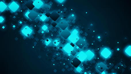 Illuminating blue squares wallpaper