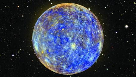 Mercury craters - MESSENGER Spacecraft wallpaper