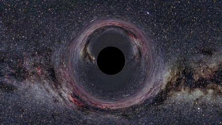 Black hole in the Milky Way wallpaper