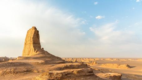 Dasht-e Lut Desert rock formations wallpaper