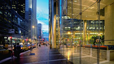 Chicago street view wallpaper