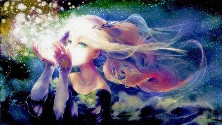 Prayer anime girl wallpaper