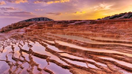 Badab Soort Terraces Springs - Iran wallpaper