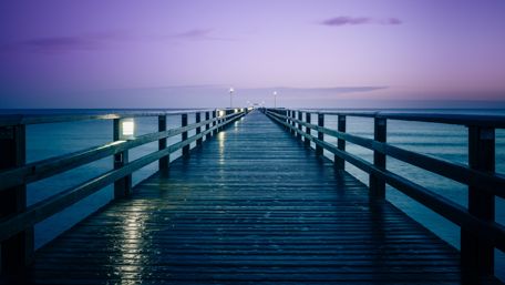 Seebruecke Bridge - Zinnowitz, Usedom Island,  Mecklenburg-Western Pomerania, Germany wallpaper