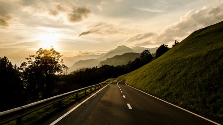 Mountain pass wallpaper