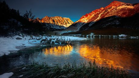 North Lake and Sierra Nevada mountains wallpaper