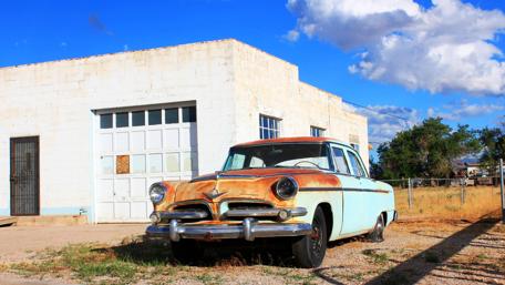 Abandoned Cadillac wallpaper