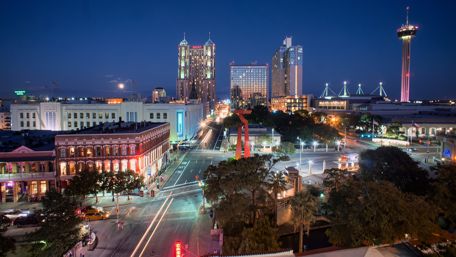 San Antonio at night wallpaper