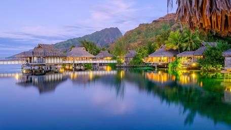 Morning at Bora Bora wallpaper