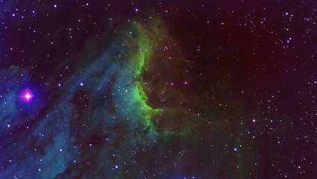 Pelican Nebula and the Herbig Haro object 555 wallpaper