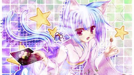 Cat girl wallpaper