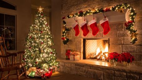 Beautiful christmas decoration wallpaper