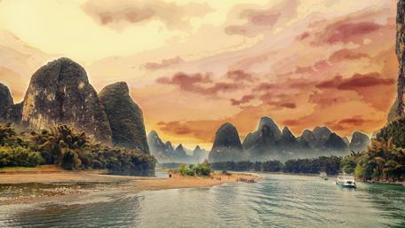 Li River - China wallpaper
