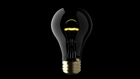 Electric light bulb wallpaper