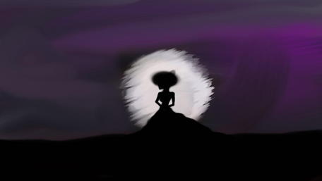 Moon Lady wallpaper