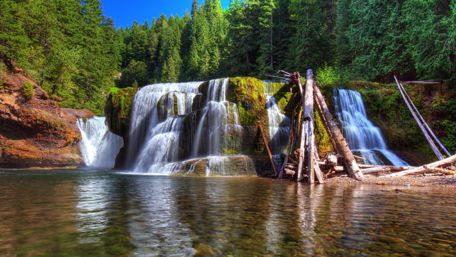 Lower Lewis River Falls wallpaper