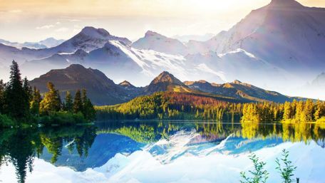 Koruldi Lakes, Svaneti, Georgia wallpaper