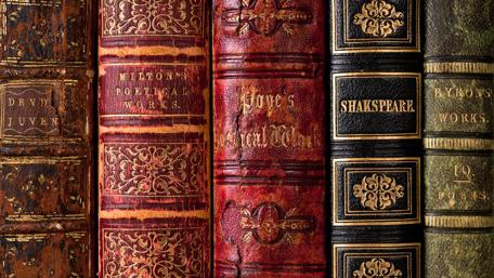Antique books wallpaper