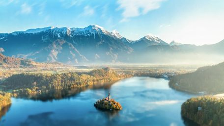 Bled Island - Incredible beauty of Slovenia wallpaper