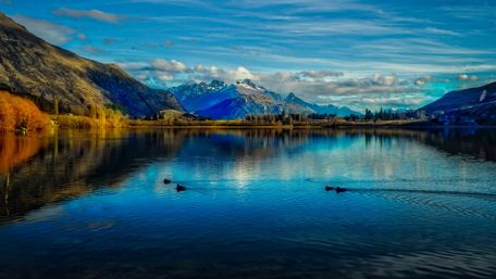 Lake Hayes - New Zealand wallpaper