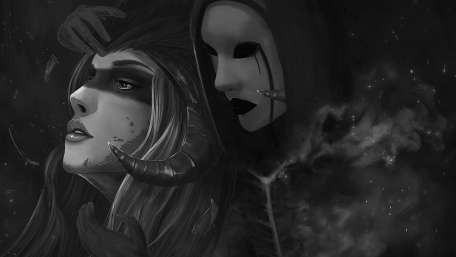 Dark phantom from the past - Fantasy art wallpaper