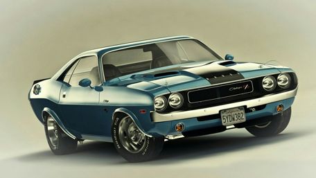 1970 Dodge Challenger R/T Hot American Car wallpaper