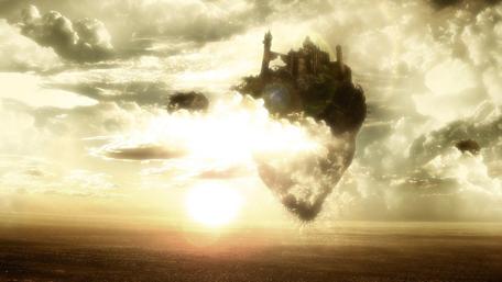 Floating island - Fantasy art wallpaper