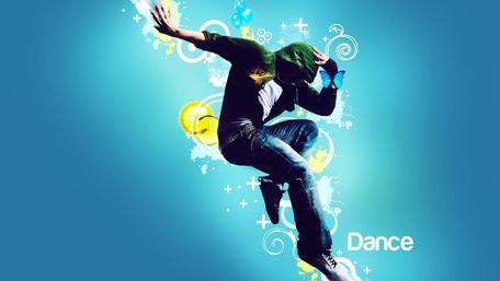 Solo dance performance graphics wallpaper
