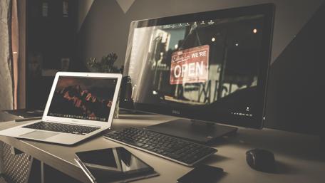 Office desk wallpaper