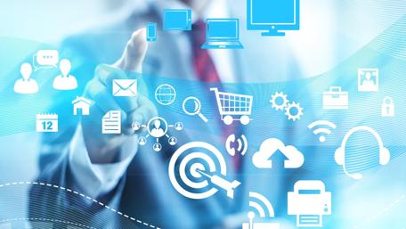 E-commerce technology wallpaper