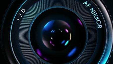 Camera lens wallpaper