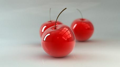 Cherries digital art wallpaper