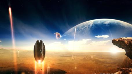 Vastness of space wallpaper