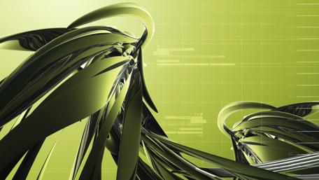 Green digital art wallpaper