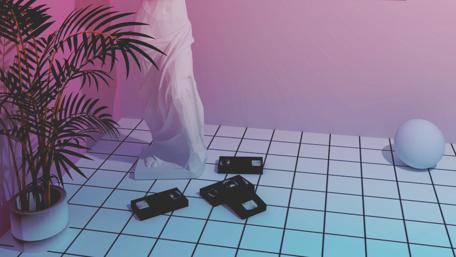 Seapunk style image wallpaper