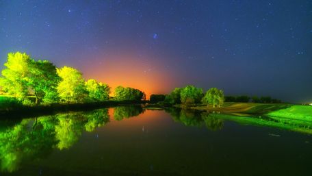 Starry nigh sky wallpaper