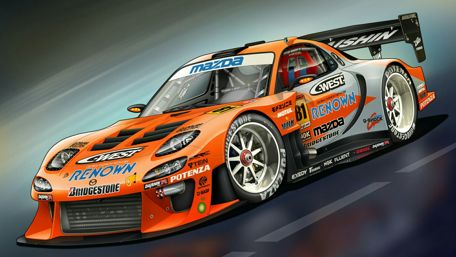 Mazda RX-7 race car wallpaper
