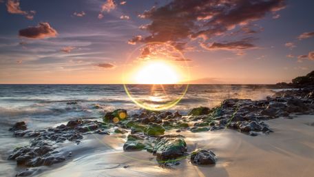 Hawaiian sunrise wallpaper