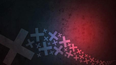 Striking Contrast of Light and Dark Shapes wallpaper